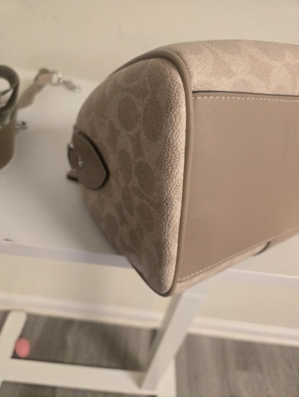 Coach Signature Medium Rowan Satchel Taipe Colorblock - Picture 12 of 16